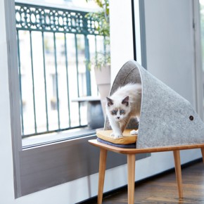 专门给宠物设计家具的MEYOU众筹了一张“猫床” 专门给宠物设计家具的MEYOU众筹了一张“猫床”