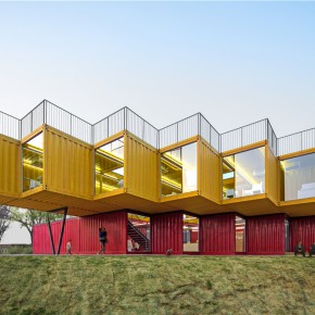 众建筑的新项目“叠装叠” Container Stack Pavilion 众建筑的新项目“叠装叠” Container Stack Pavilion