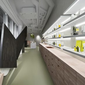 日本知名设计事务所用可回收材料打造了一家护肤品店 日本知名设计事务所用可回收材料打造了一家护肤品店